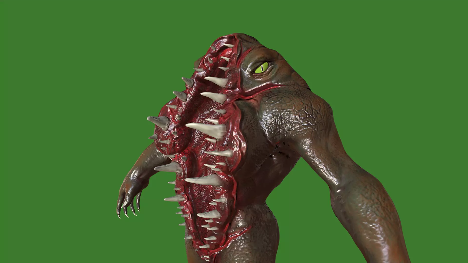 Abomination Low-poly 3D model_0