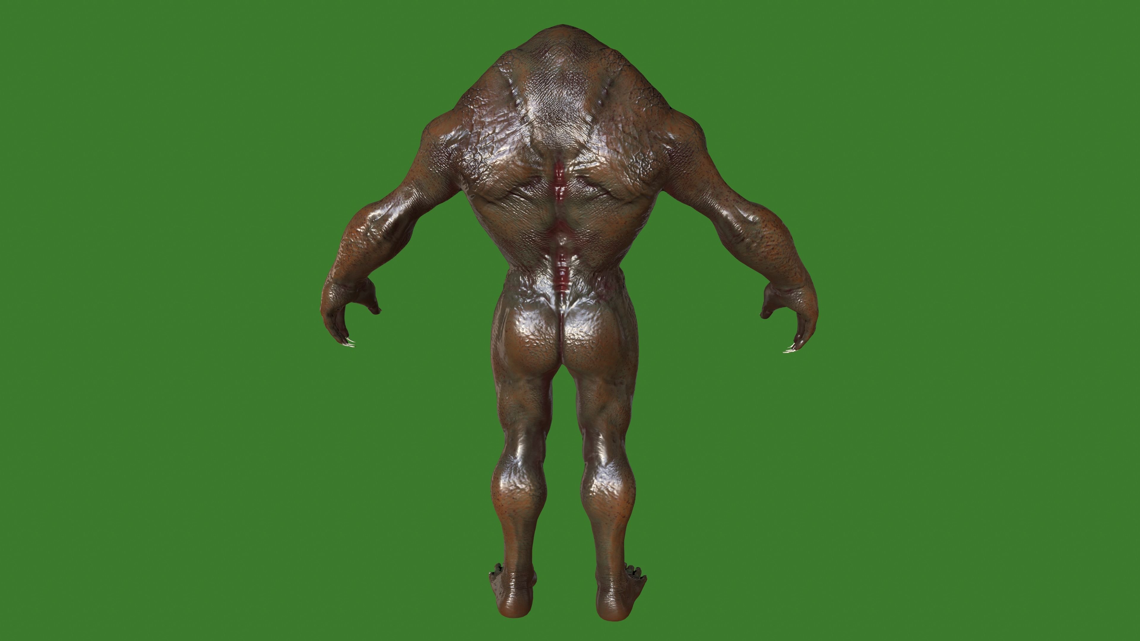 Abomination Low-poly 3D model_7