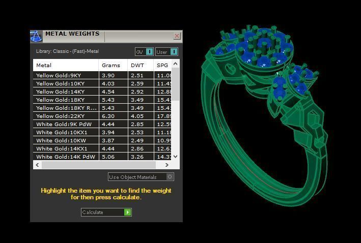 wedding ring for daimonds 3D print model_15