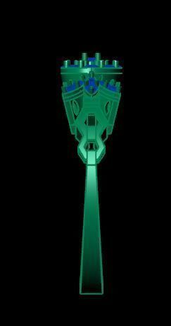 wedding ring for daimonds 3D print model_11