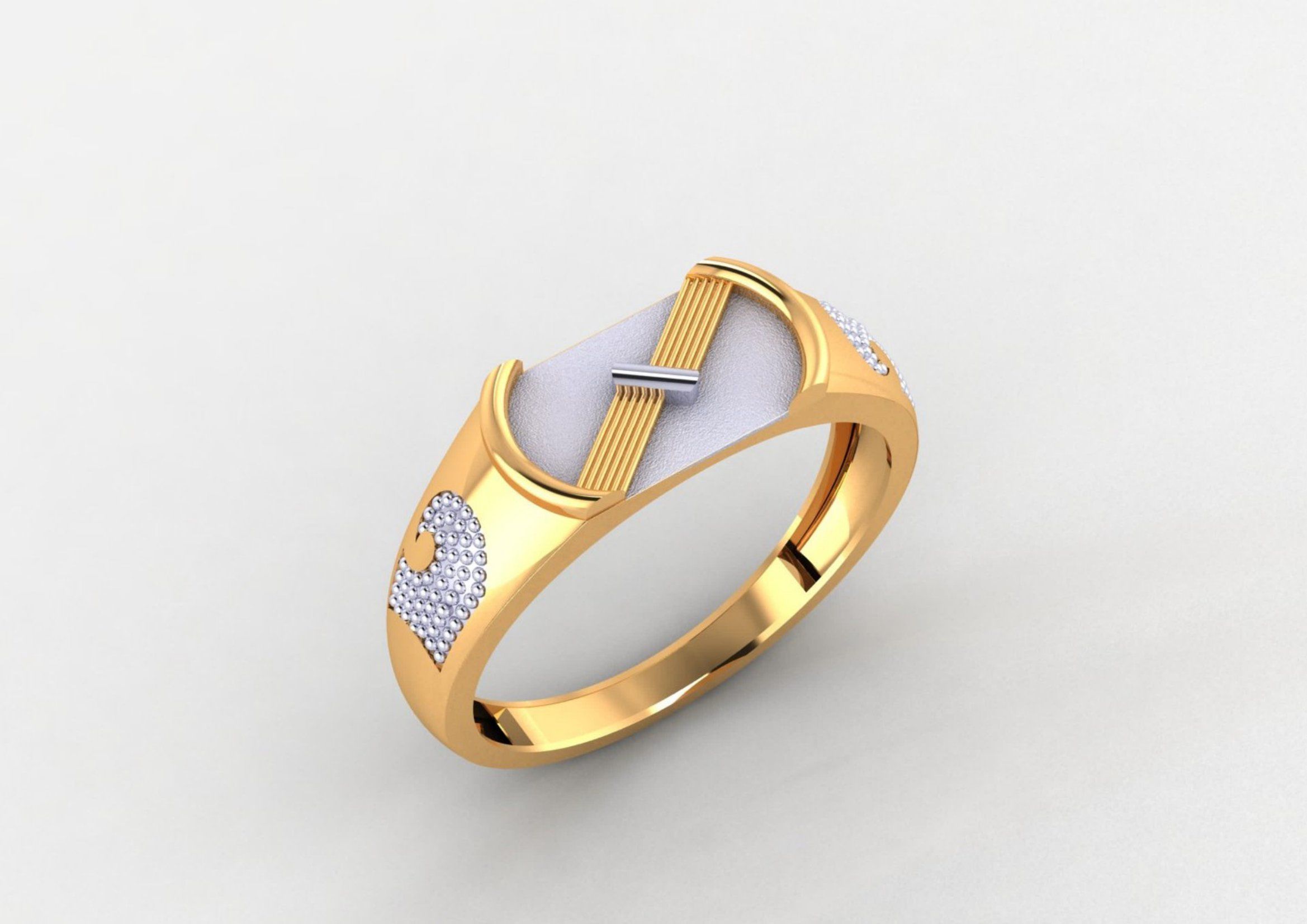 GENTS RING PLAIN BULK PCK 65 3D print model_39