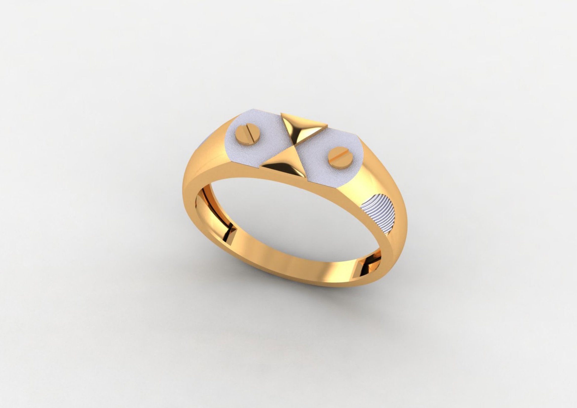 GENTS RING PLAIN BULK PCK 65 3D print model_36