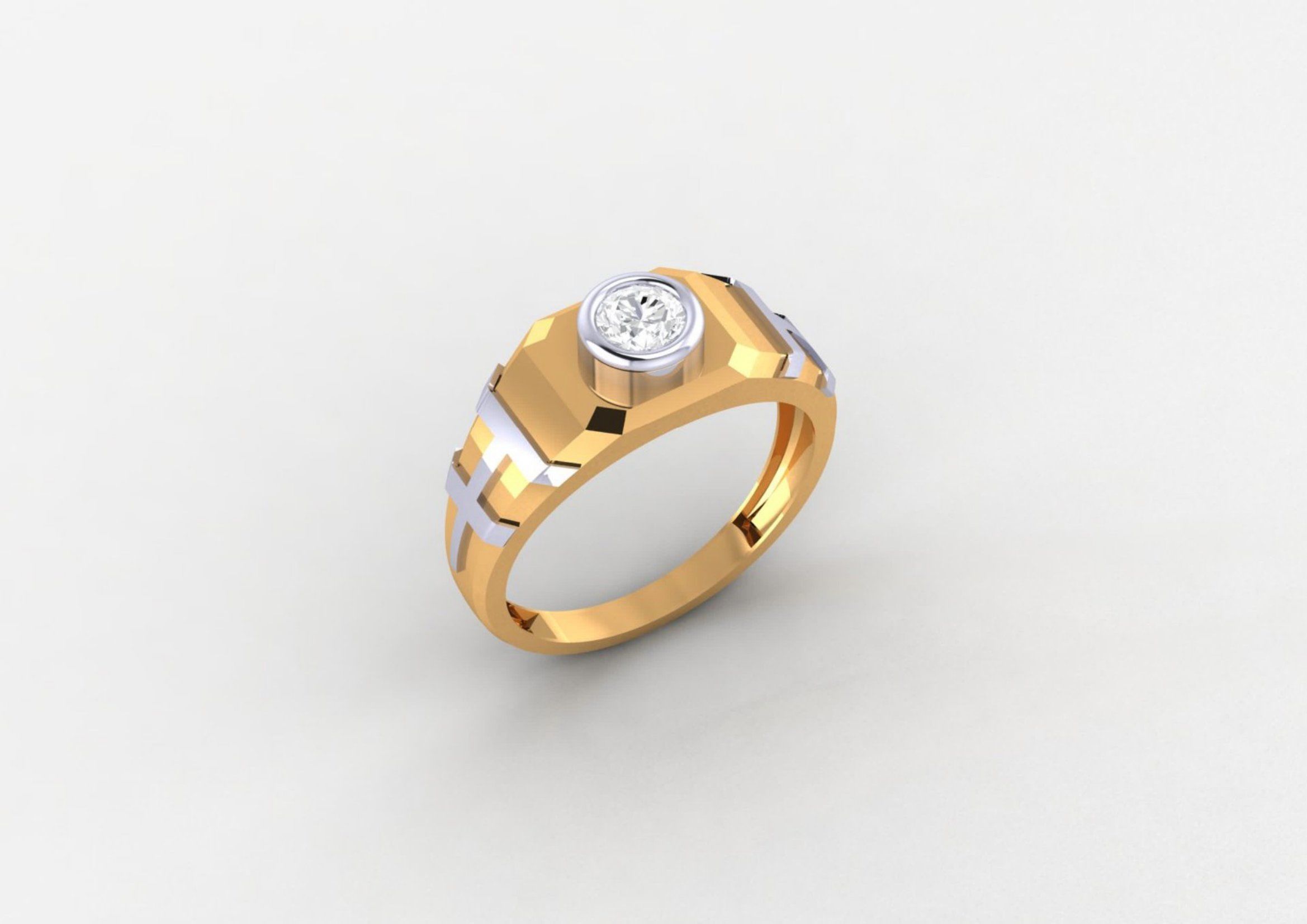 GENTS RING PLAIN BULK PCK 65 3D print model_68