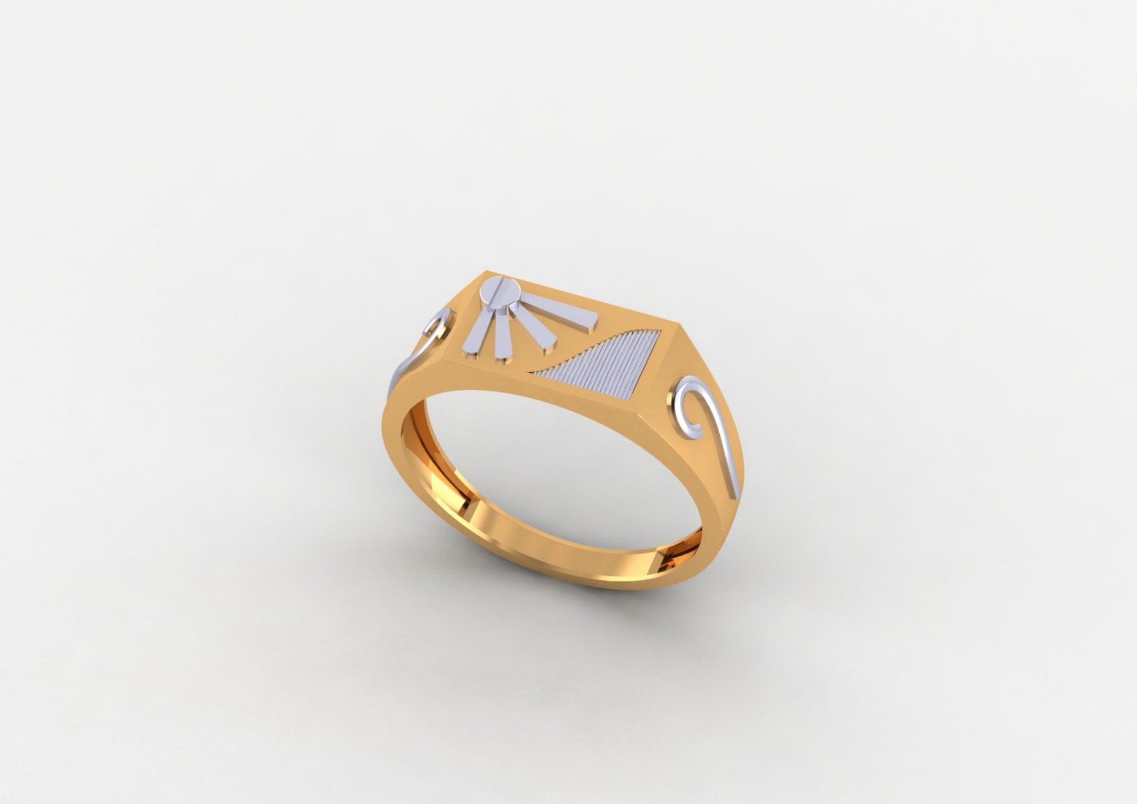 GENTS RING PLAIN BULK PCK 65 3D print model_32