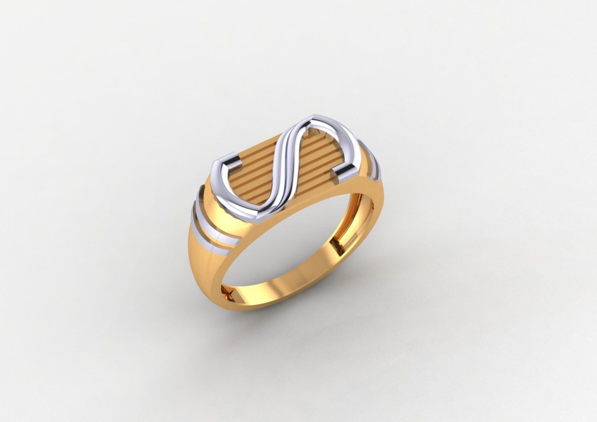 GENTS RING PLAIN BULK PCK 65 3D print model_62