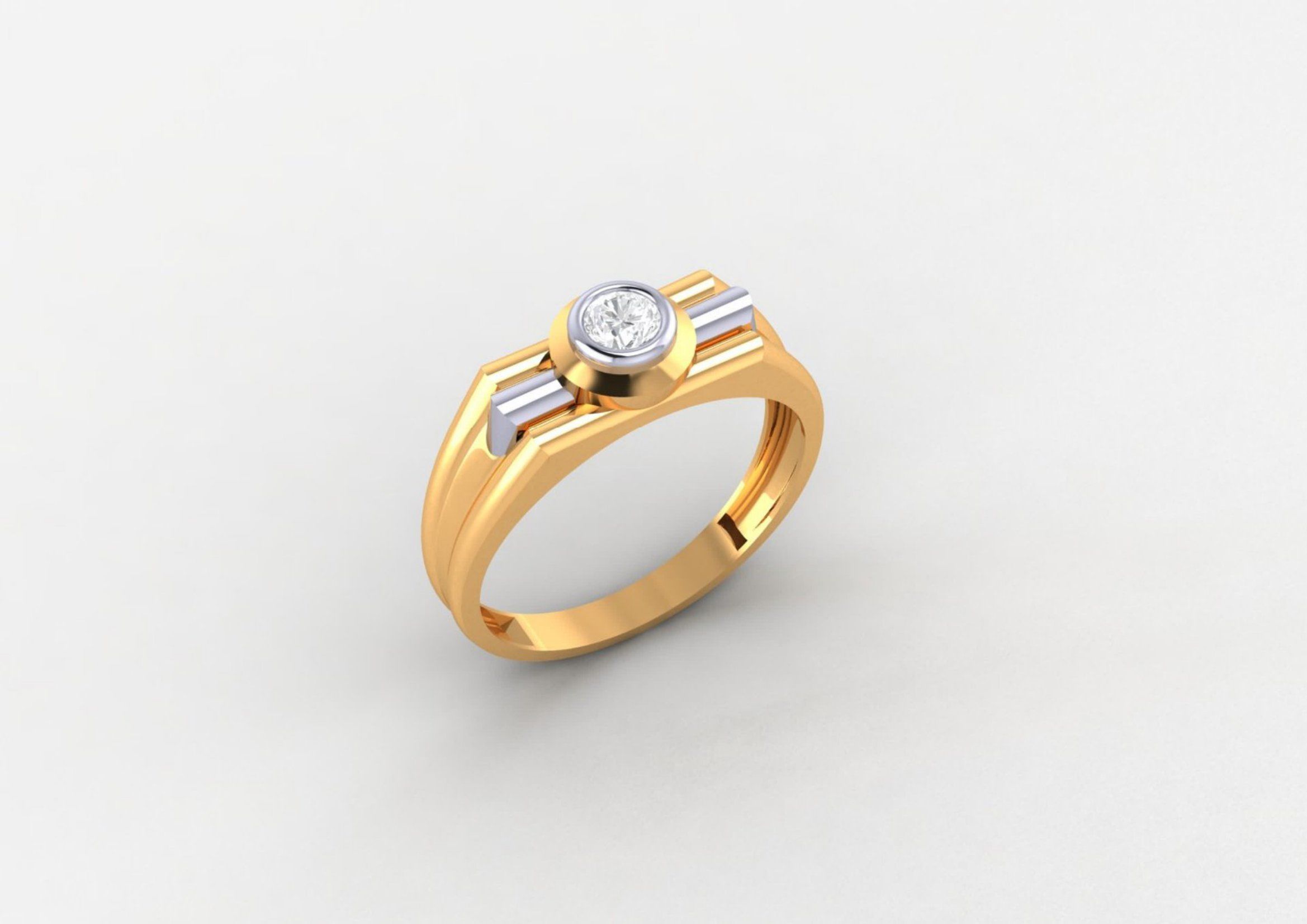 GENTS RING PLAIN BULK PCK 65 3D print model_64
