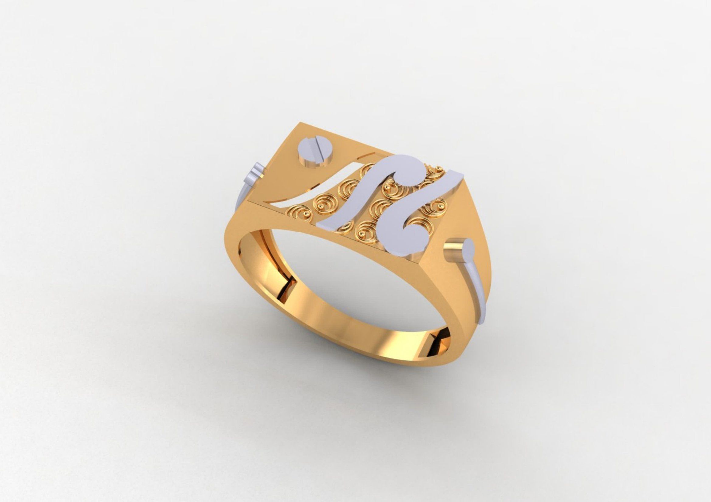 GENTS RING PLAIN BULK PCK 65 3D print model_42