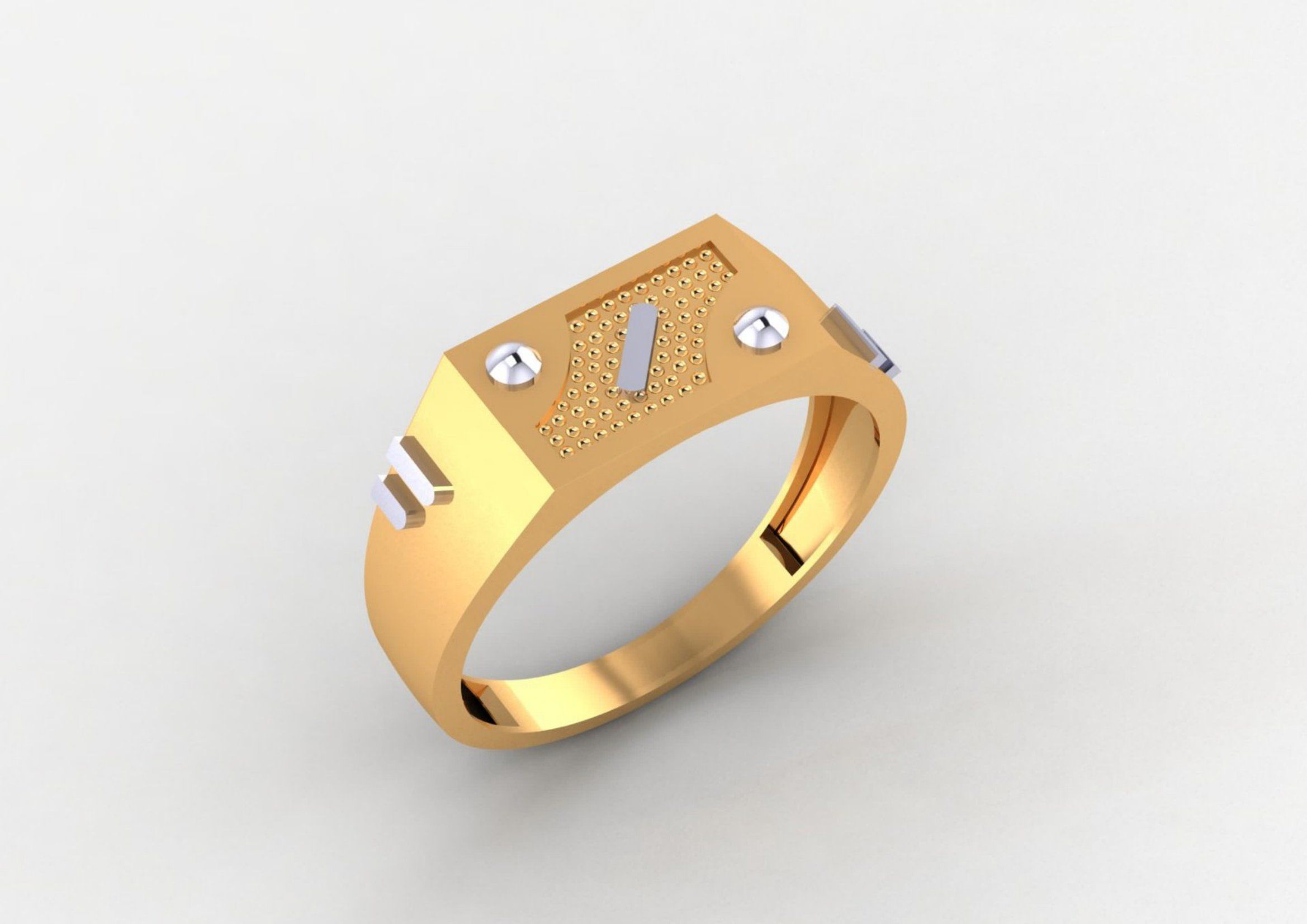 GENTS RING PLAIN BULK PCK 65 3D print model_34