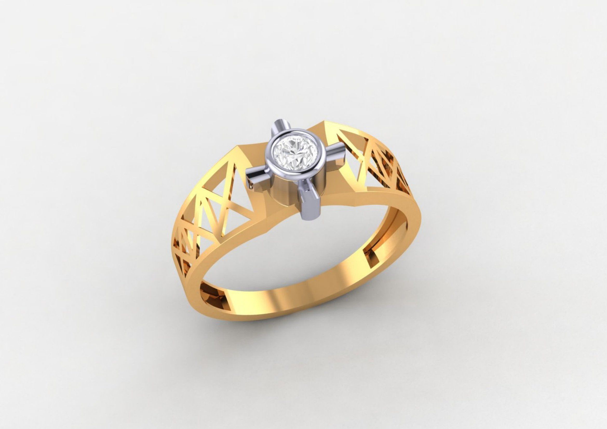 GENTS RING PLAIN BULK PCK 65 3D print model_65