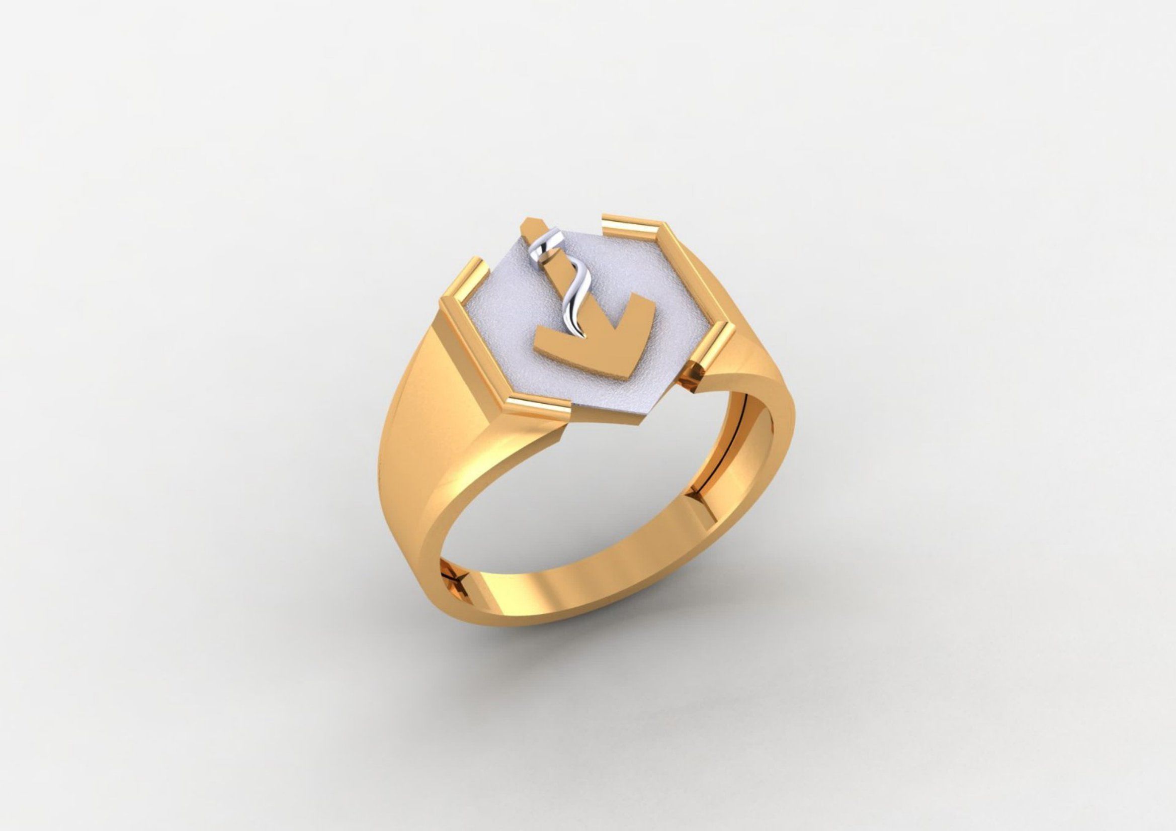GENTS RING PLAIN BULK PCK 65 3D print model_53