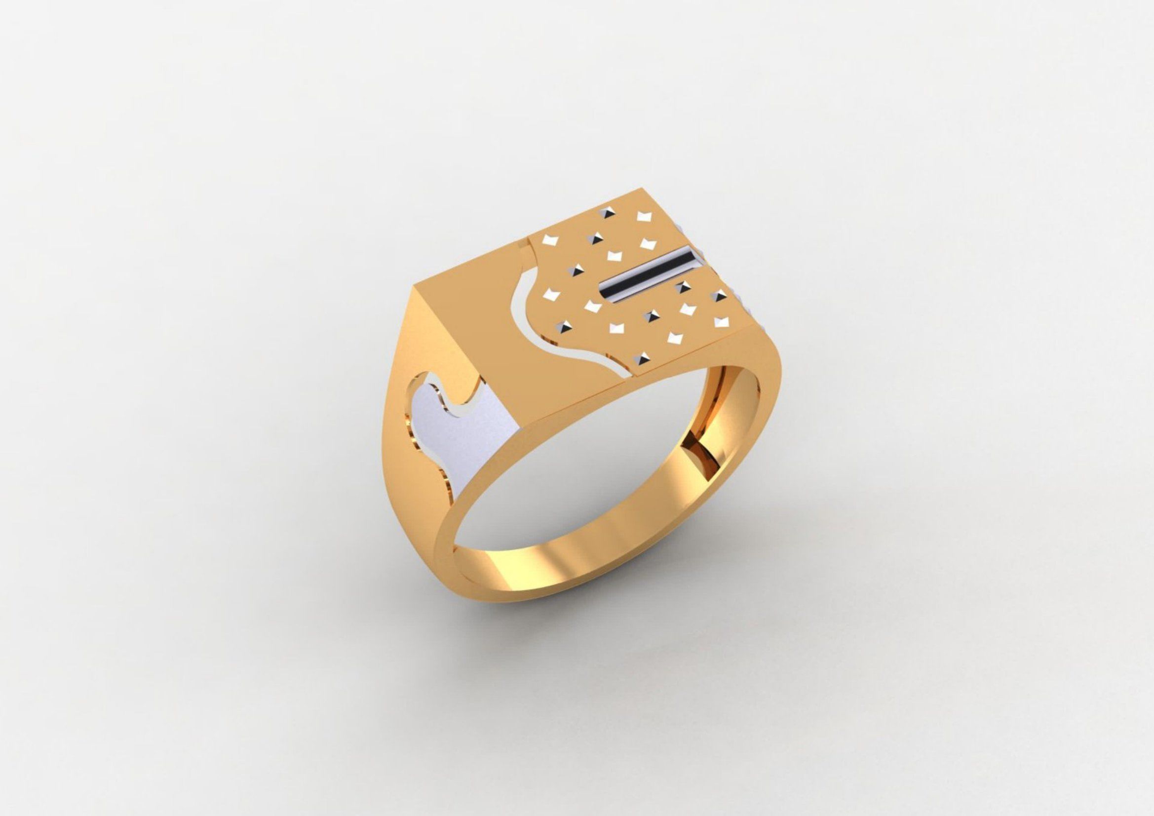 GENTS RING PLAIN BULK PCK 65 3D print model_45