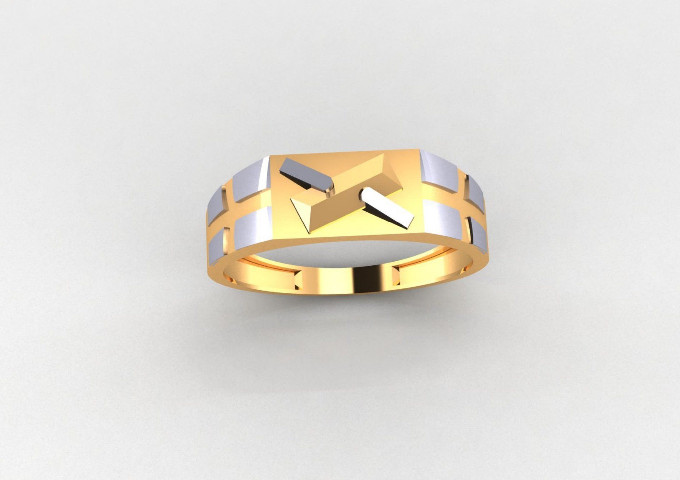 GENTS RING PLAIN BULK PCK 65 3D print model_19