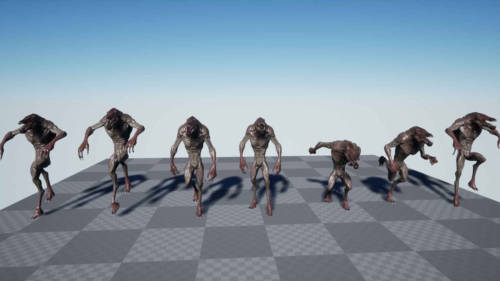 Crocodile Low-poly 3D model_8