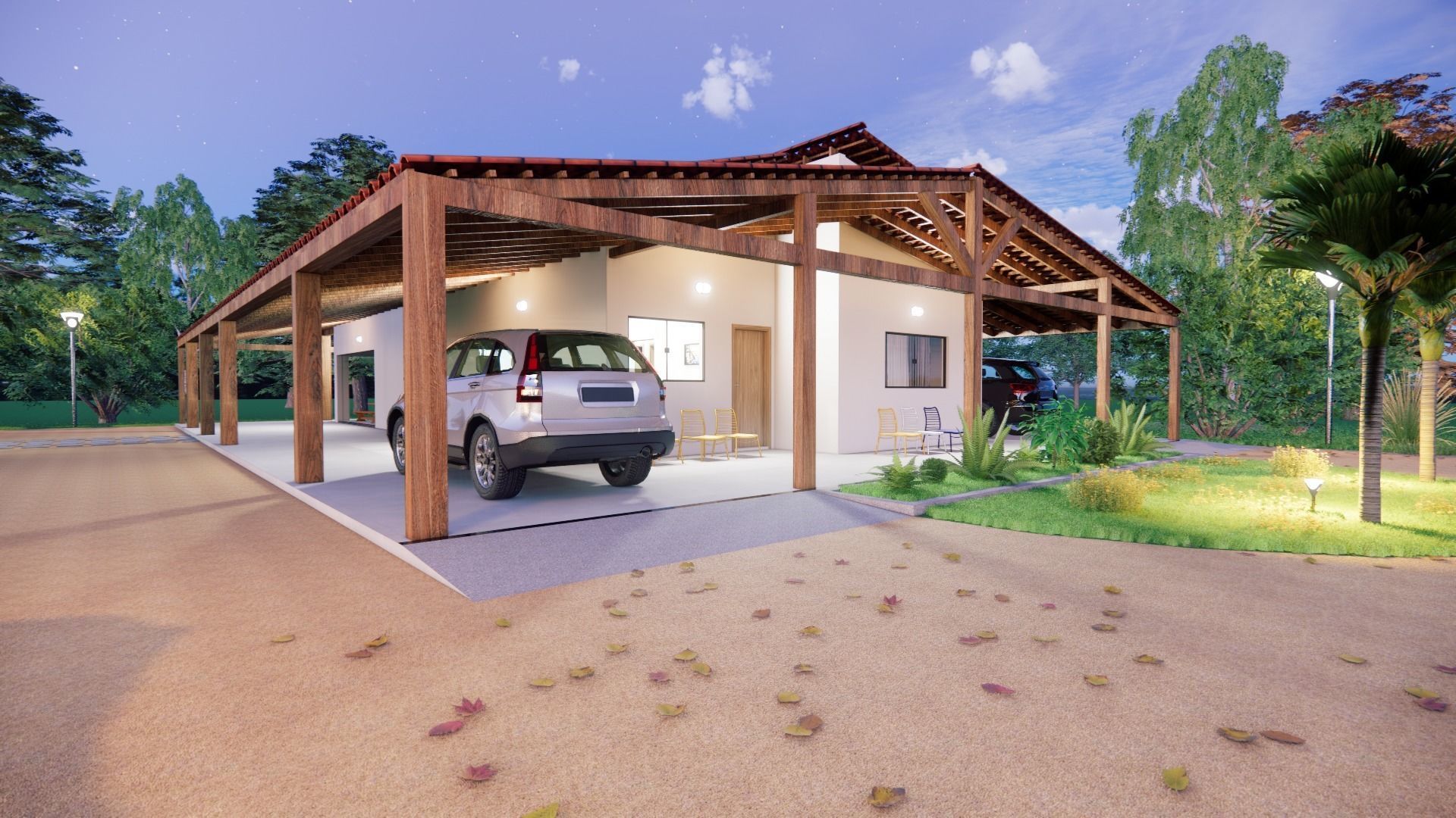 The farmhouse 3D model_2