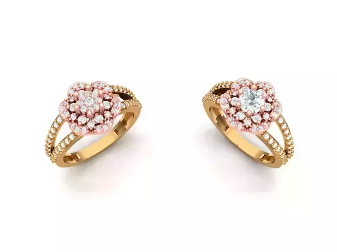 Womens Solitaire Ring