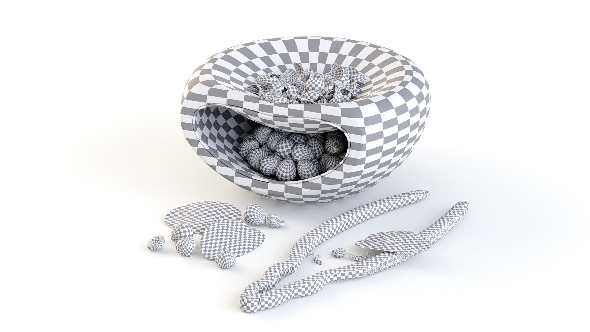 Eva Solo Smiley bowl with hazelnuts 3D model_5