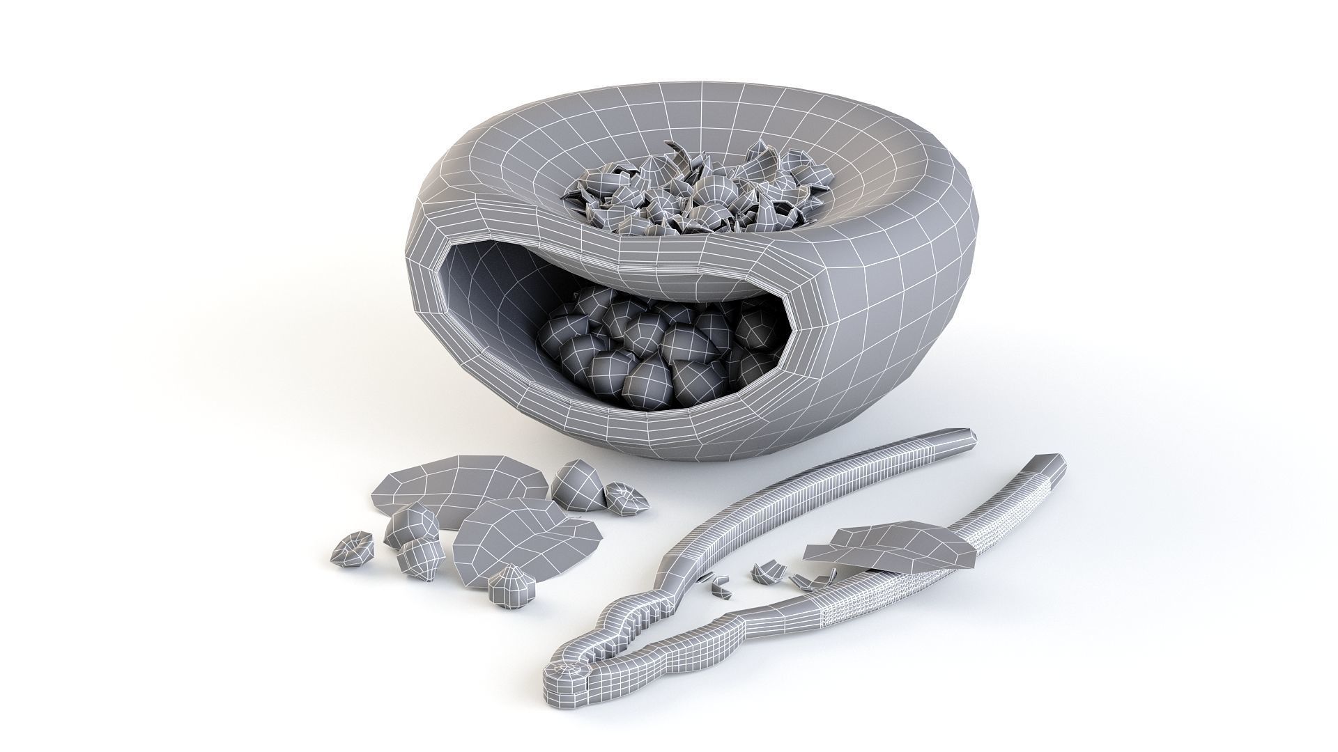 Eva Solo Smiley bowl with hazelnuts 3D model_3