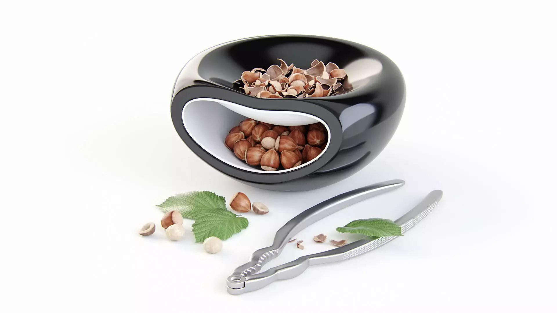 Eva Solo Smiley bowl with hazelnuts 3D model_0