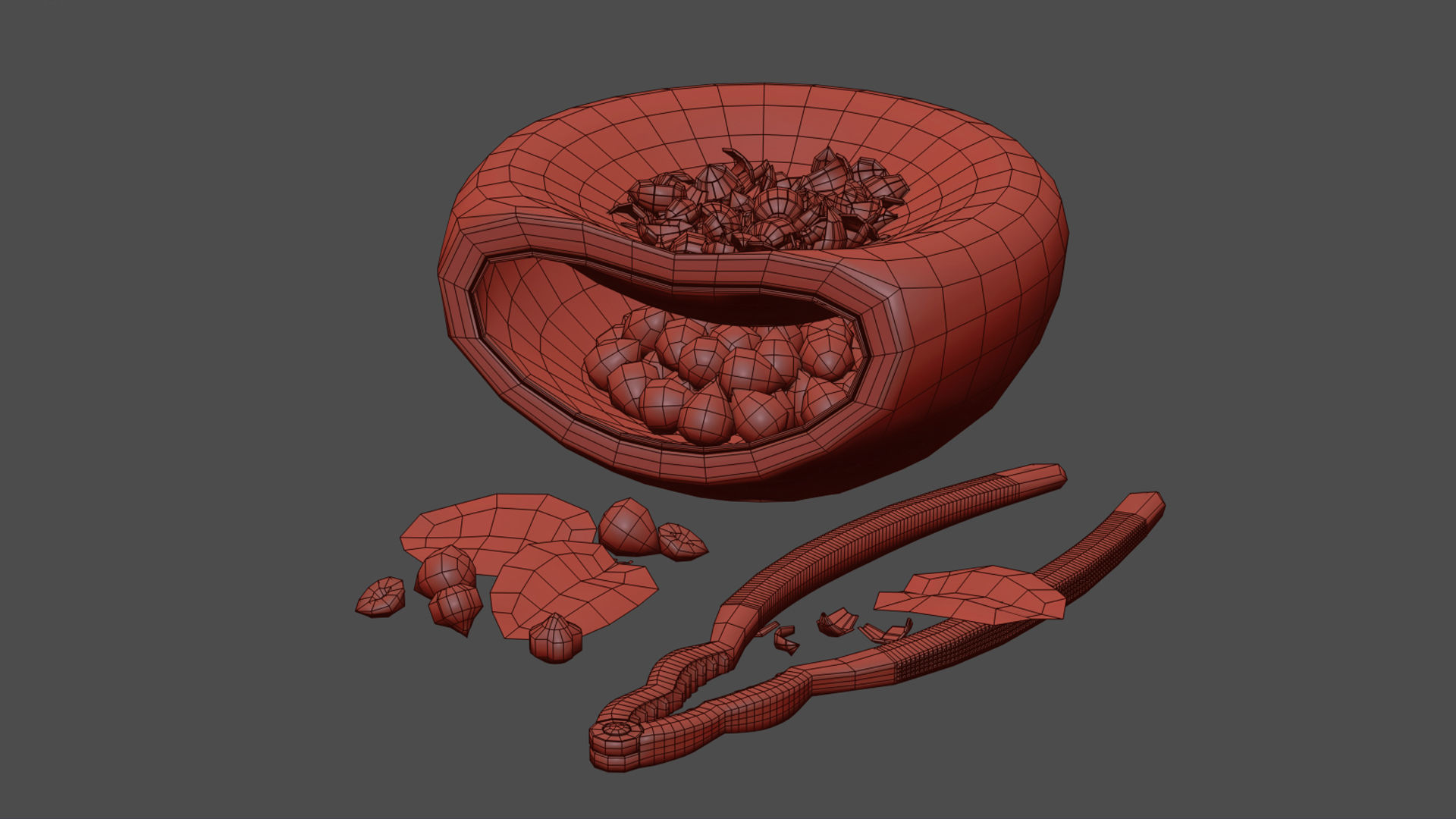 Eva Solo Smiley bowl with hazelnuts 3D model_6