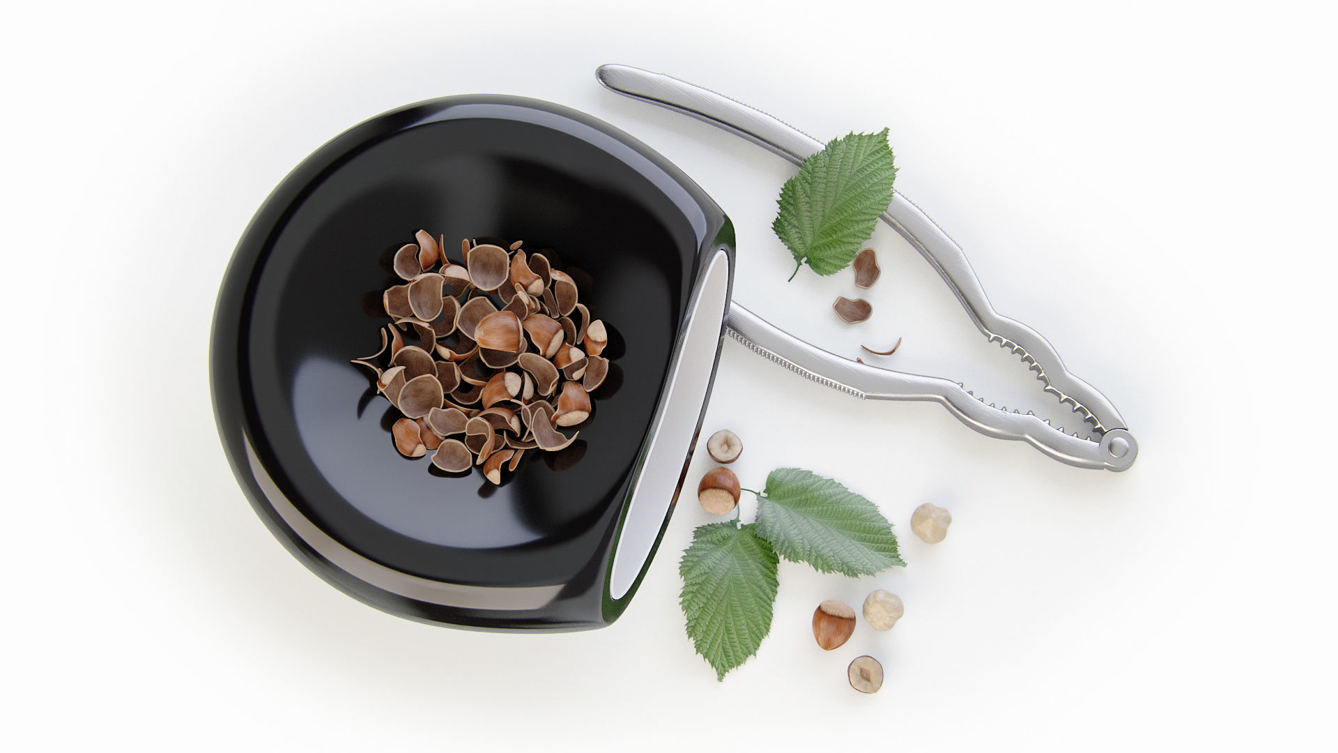 Eva Solo Smiley bowl with hazelnuts 3D model_2