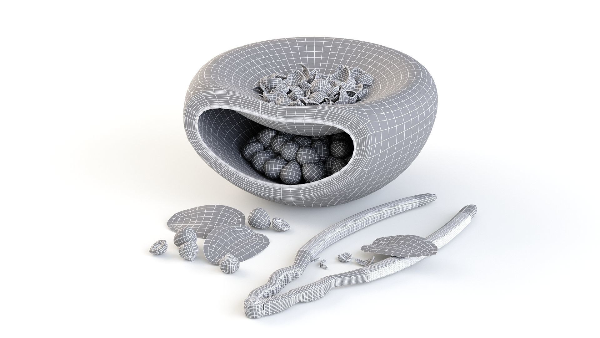 Eva Solo Smiley bowl with hazelnuts 3D model_4