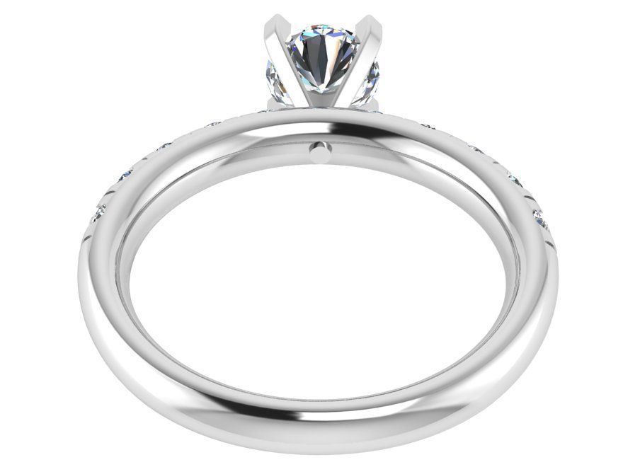 Peg Setting Diamond Ring 1784 3D print model_3