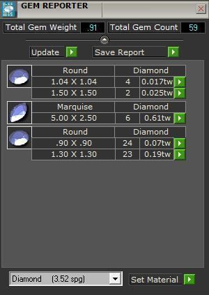 Leaf Diamond Ring 1805 3D print model_8