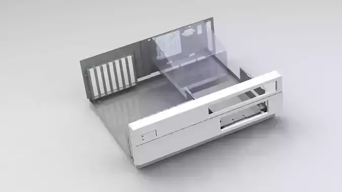 Amiga 2000 reproduction case 3d model 3D print model