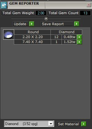 Round Diamond Ring 1808 3D print model_8