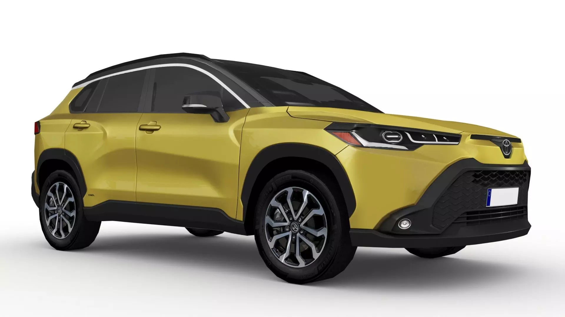 Toyota Corolla Cross Hybrid 2023 Low-poly 3D model