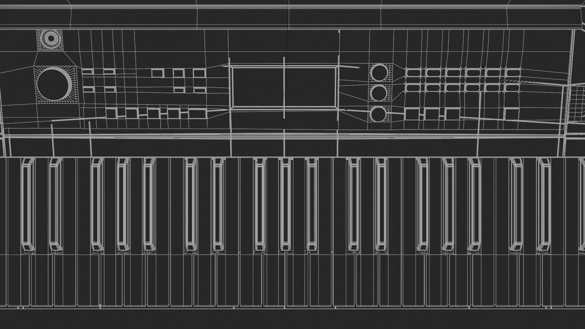 3D Digital Keyboard 3D model_4