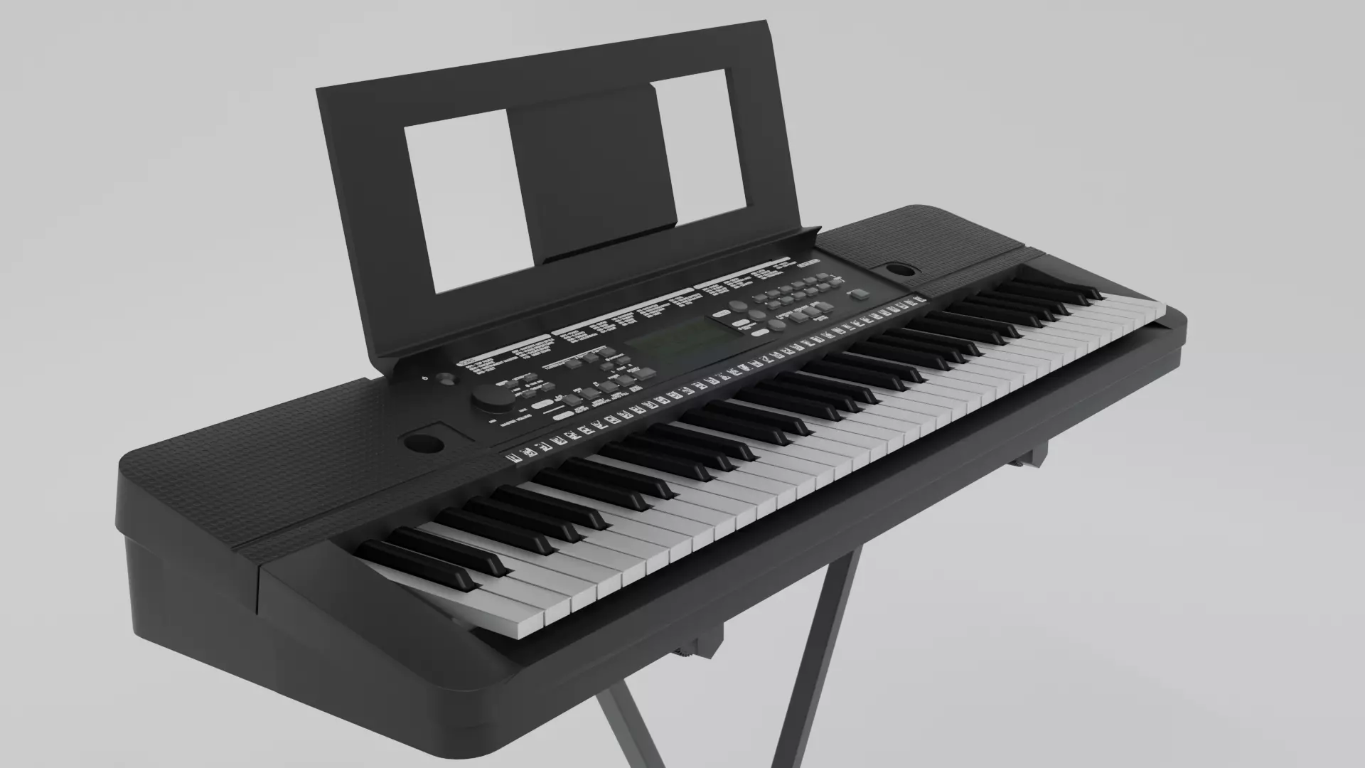 3D Digital Keyboard 3D model_0