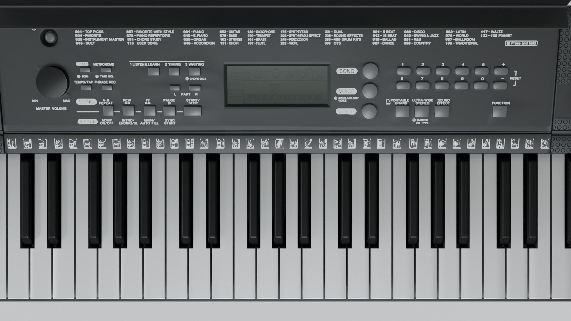 3D Digital Keyboard 3D model_3