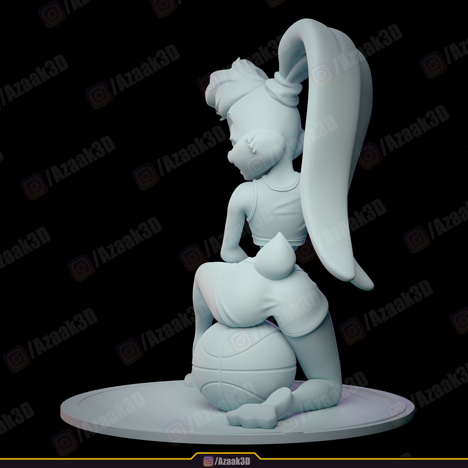 Lola Bunny Space Jam 3D print model_21