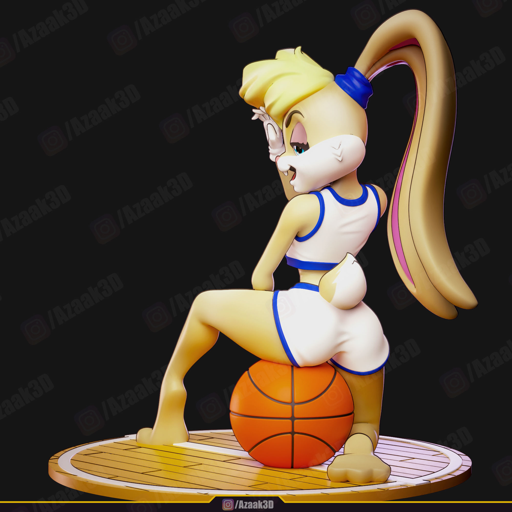 Lola Bunny Space Jam 3D print model_8
