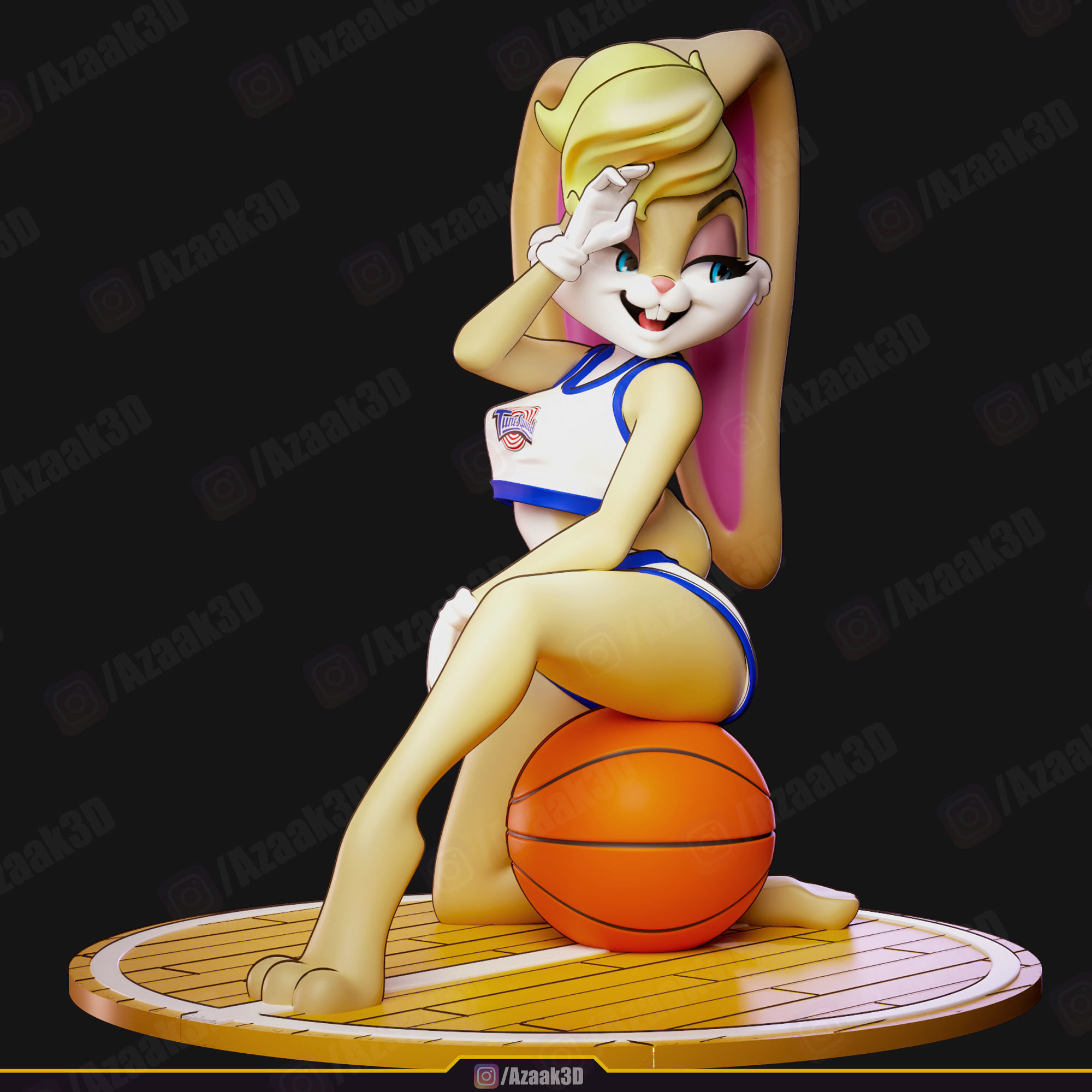 Lola Bunny Space Jam 3D print model_9
