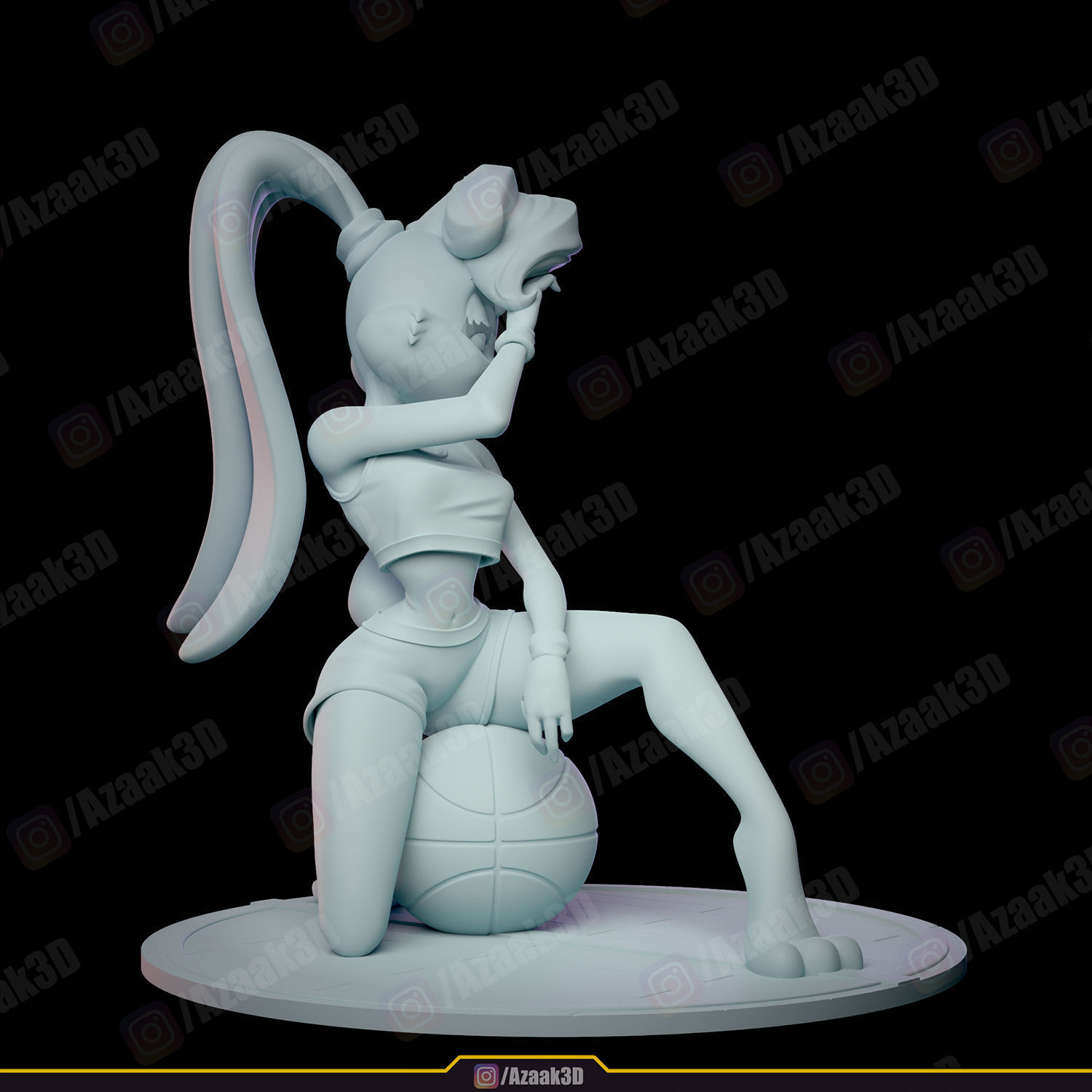 Lola Bunny Space Jam 3D print model_17