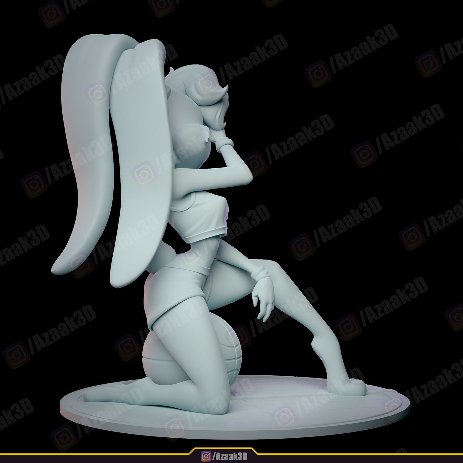 Lola Bunny Space Jam 3D print model_22
