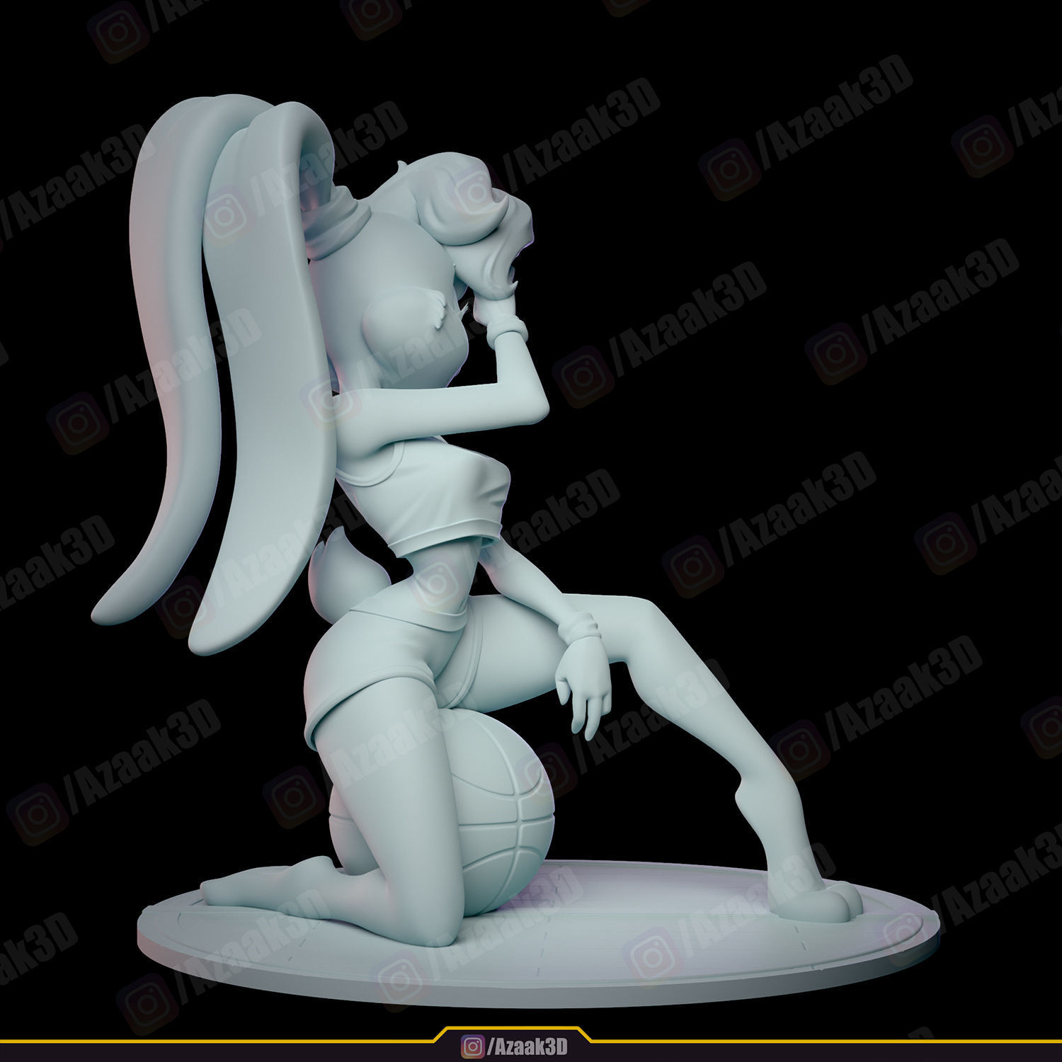 Lola Bunny Space Jam 3D print model_20