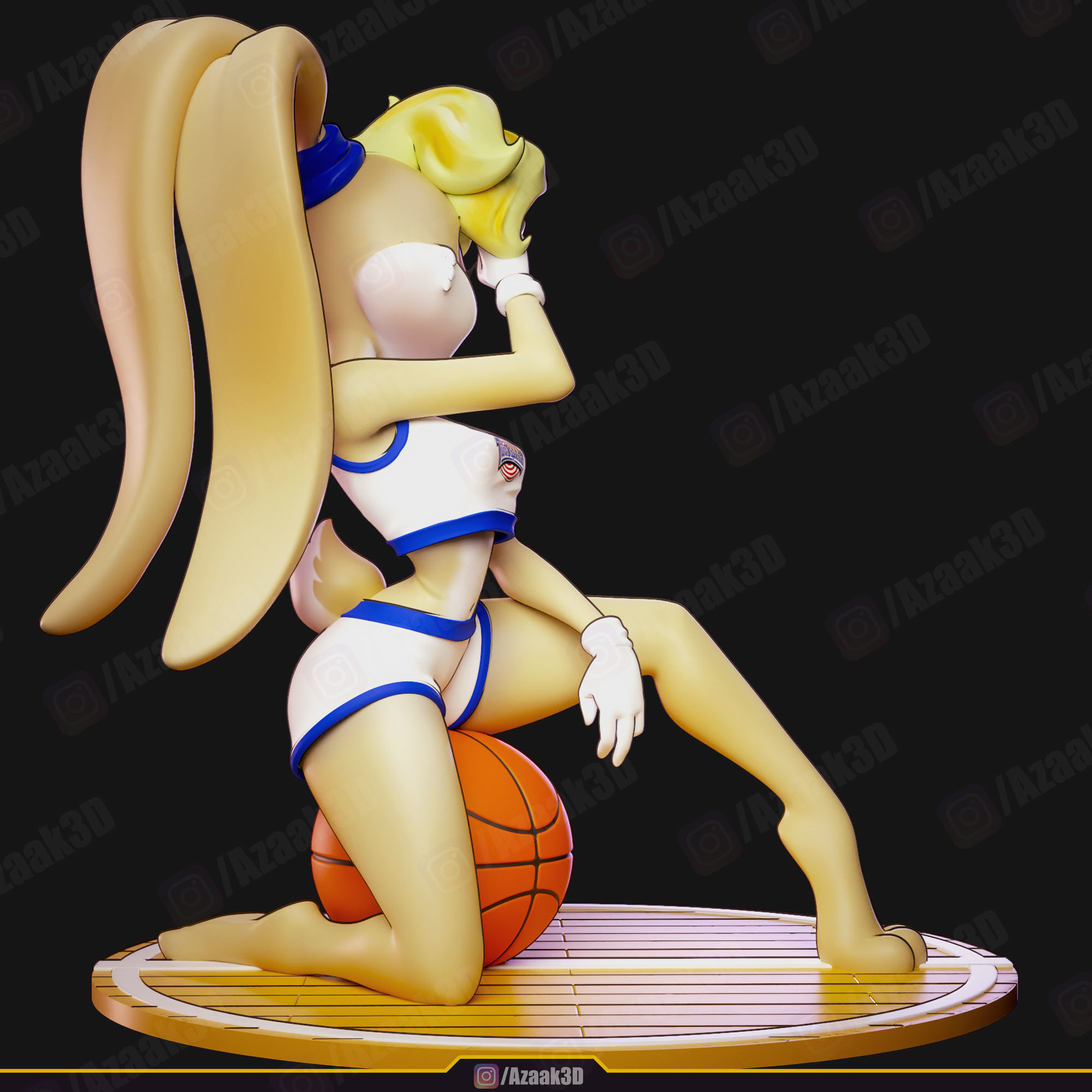 Lola Bunny Space Jam 3D print model_5