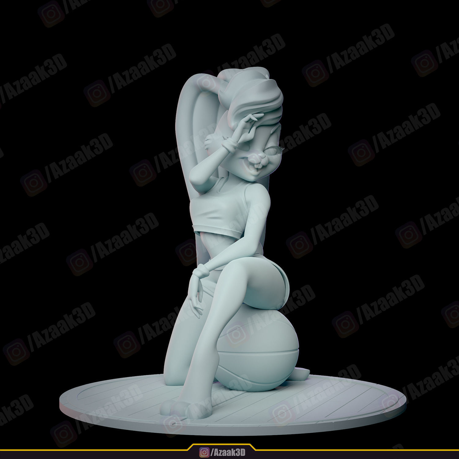 Lola Bunny Space Jam 3D print model_11
