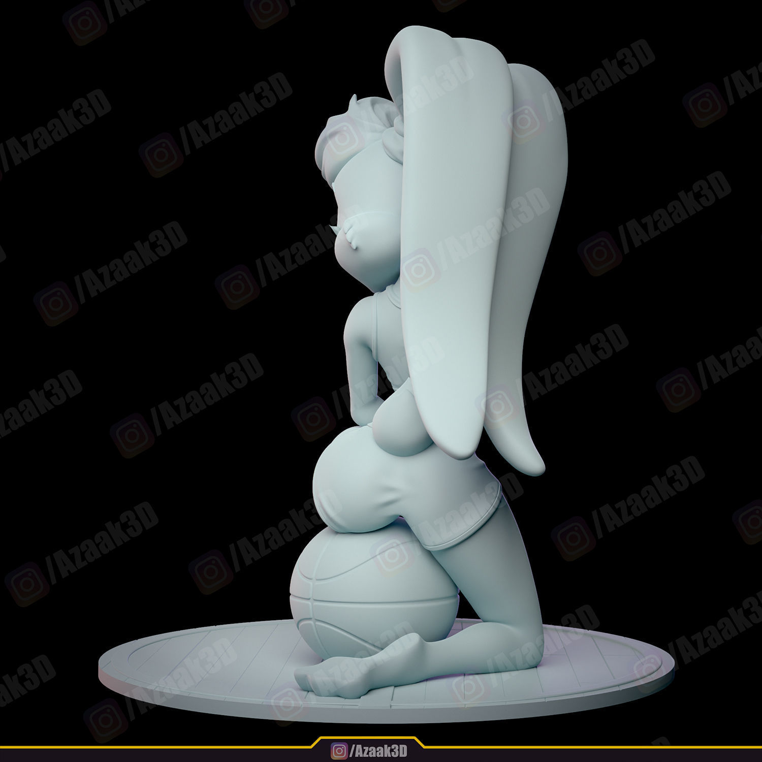 Lola Bunny Space Jam 3D print model_25