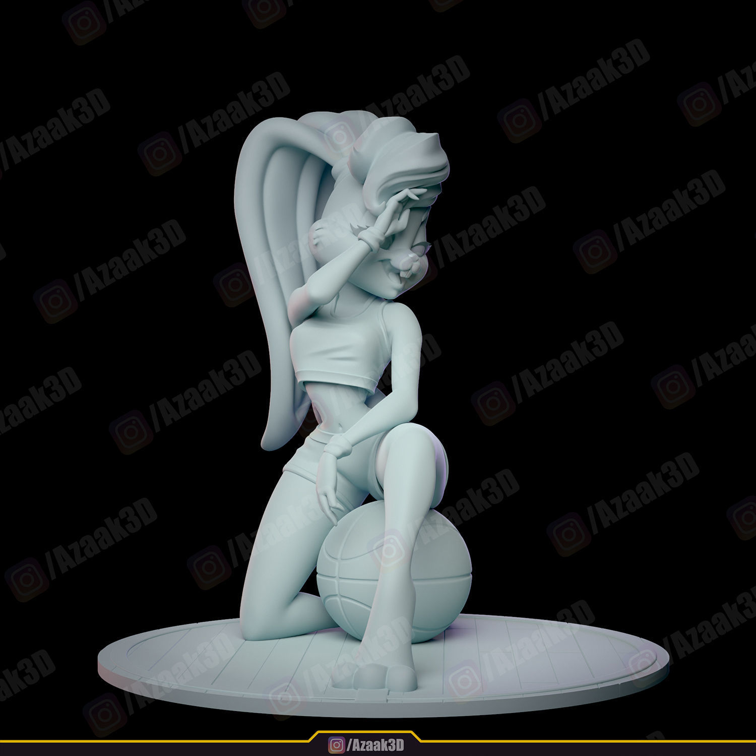Lola Bunny Space Jam 3D print model_12