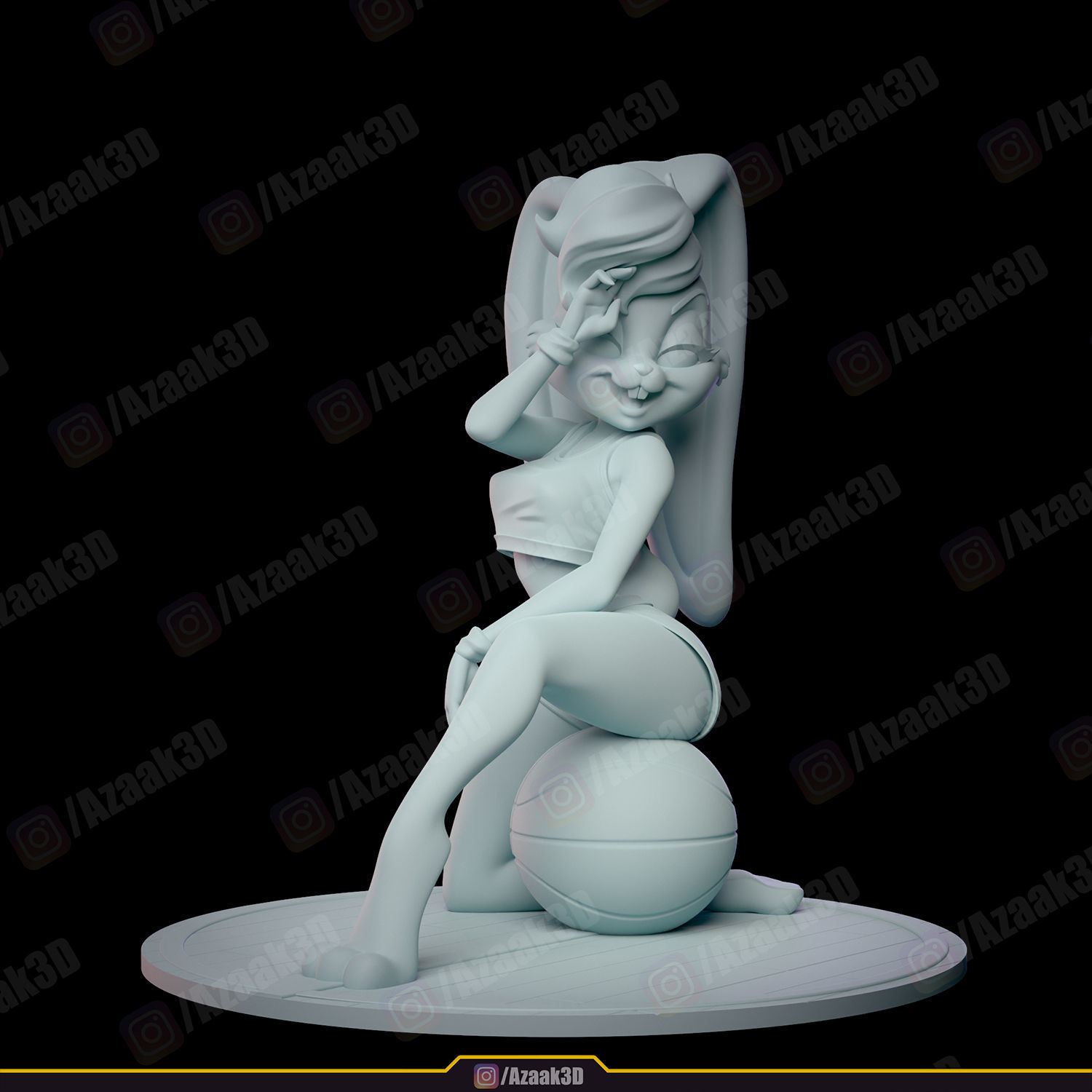 Lola Bunny Space Jam 3D print model_15
