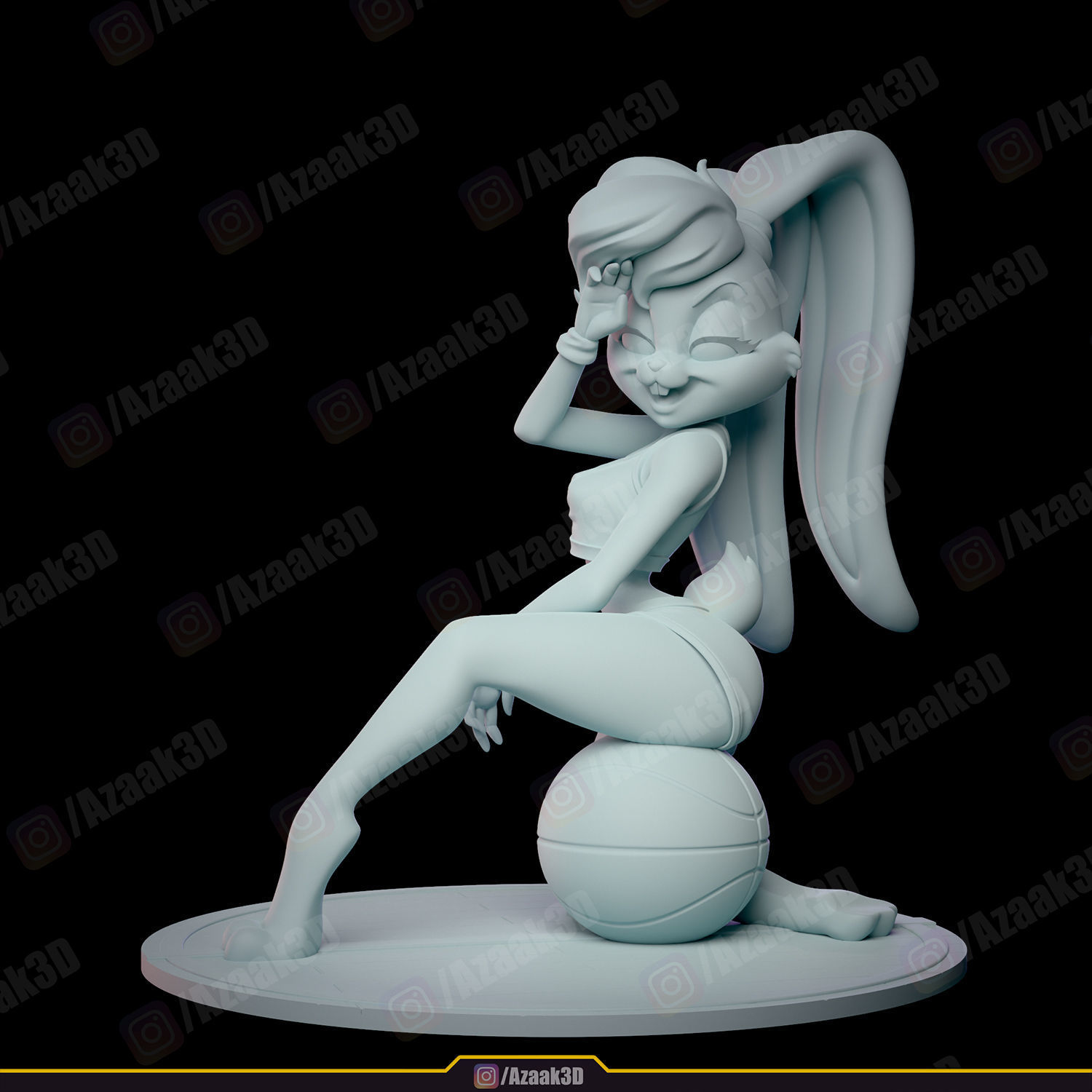 Lola Bunny Space Jam 3D print model_13