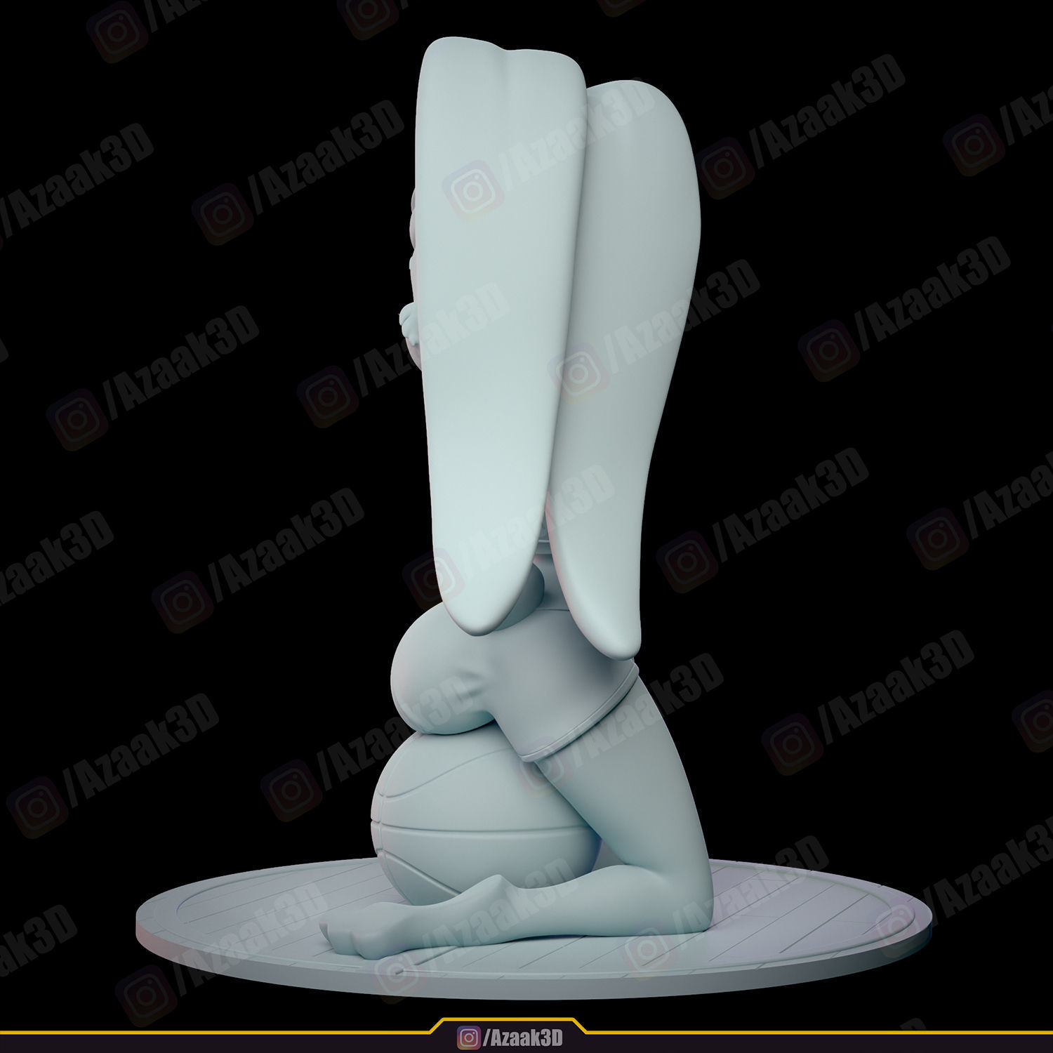 Lola Bunny Space Jam 3D print model_26