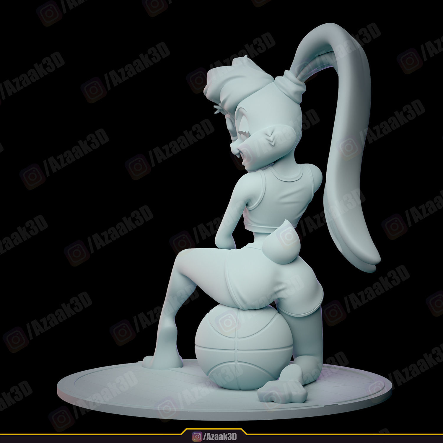 Lola Bunny Space Jam 3D print model_23