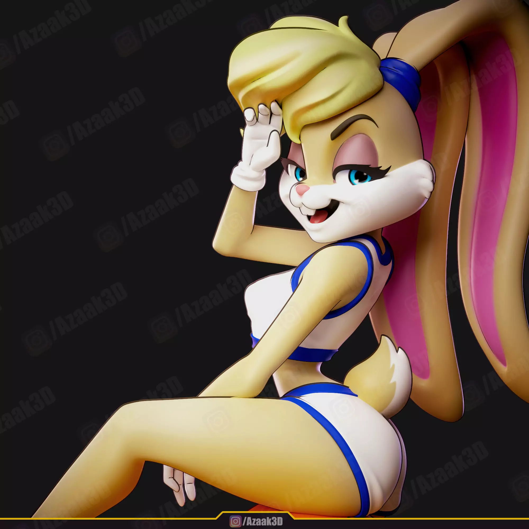 Lola Bunny Space Jam 3D print model_0