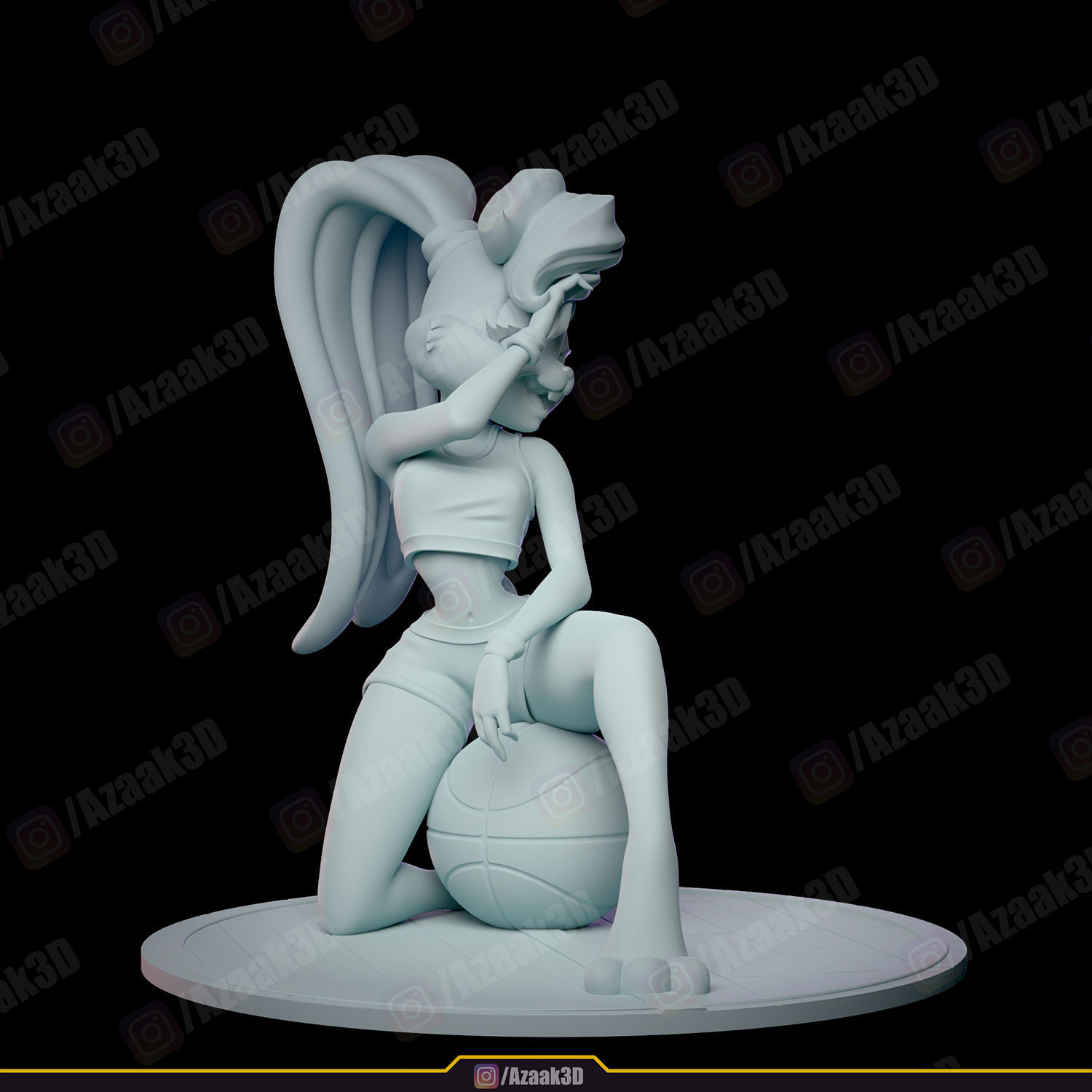 Lola Bunny Space Jam 3D print model_14
