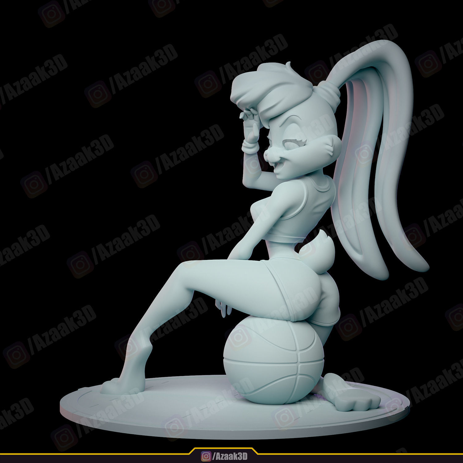 Lola Bunny Space Jam 3D print model_28